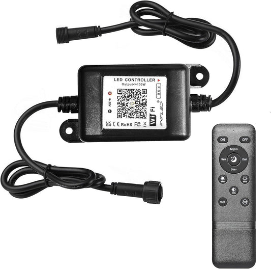 FVTLED WiFi Controller LED Wireless Smart Controller RGB RGBW Pixel Warm White Working with Android and IOS System Mobile Phone Free App for Deck Lights